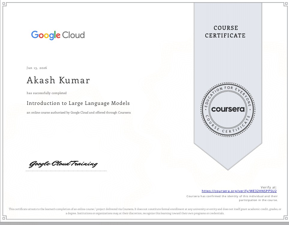 Akash Kumar — Sr. Full Stack Developer