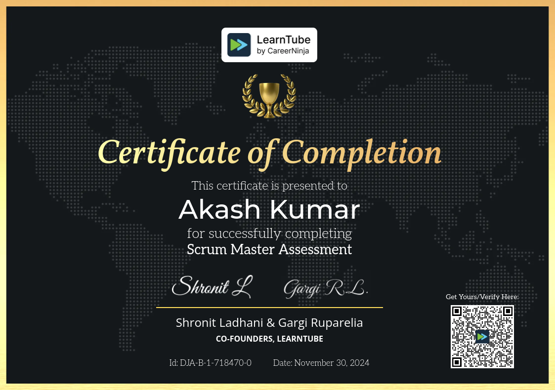 Akash Kumar — Sr. Full Stack Developer